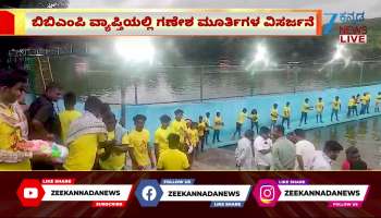 Ganesh idols immersed in BBMP area