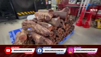 Red sandalwood Illegally transported from Andhra and Tamil Nadu