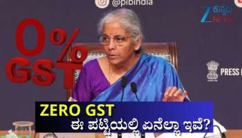 New GST Rates: ಕೇವಲ ಇನ್ಸೂರೆನ್ಸ್ ಮಾತ್ರವಲ್ಲ ಈ ವಸ್ತುಗಳ ಮೇಲೂ 0% ತೆರಿಗೆ, ಈ ಪಟ್ಟಿಯಲ್ಲಿ ಏನೆಲ್ಲಾ ಇವೆ ಗೊತ್ತಾ? 