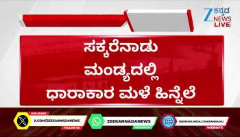 Srirangapatna Heavy rains overnight