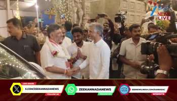 DCM DK Shivakumar visited Hasanamba temple