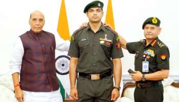 Neeraj Chopra: ಒಲಿಂಪಿಕ್ ತಾರೆ ನೀರಜ್ ಚೋಪ್ರಾಗೆ ಅಪರೂಪದ ಗೌರವ.. ರಕ್ಷಣಾ ಸಚಿವರ ಸಮ್ಮುಖದಲ್ಲಿ ಸೇನೆಯಲ್ಲಿ ಉನ್ನತ ಹುದ್ದೆ