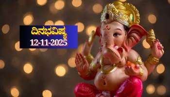 ದಿನಭವಿಷ್ಯ 12-11-2025: ಬುಧವಾರ ಶುಕ್ಲ ಯೋಗ, ಈ ರಾಶಿಯವರಿಗೆ ಗಣೇಶನ ವಿಶೇಷ ಆಶೀರ್ವಾದ 