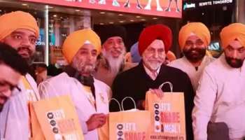 ನ್ಯೂಯಾರ್ಕ್ : ಉಚಿತ ಆಹಾರ ವಿತರಿಸುವ ಮೂಲಕ ಗುರುನಾನಕ್ ಬೋಧನೆಗೆ ಜೀವ ತುಂಬಿದ ಮಹಾ ಸೇವಾ ಕಾರ್ಯಕ್ರಮ