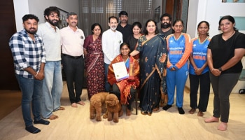 ವಿಶ್ವಕಪ್ ವಿಜೇತ ಅಂಧ ಮಹಿಳಾ ಕ್ರಿಕೆಟ್ ತಂಡಕ್ಕೆ 'ದೊಡ್ಮನೆ'ಯಲ್ಲಿ ಅದ್ಧೂರಿ ಸತ್ಕಾರ