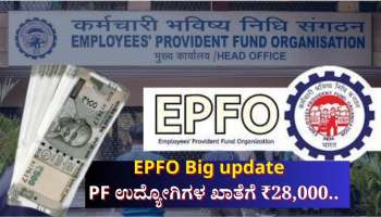 EPFO ಅಪ್ಡೇಟ್: PF ಉದ್ಯೋಗಿಗಳ ಖಾತೆಗೆ ₹28,000.. ಪರಿಶೀಲಿಸುವುದು ಹೇಗೆ?