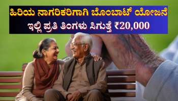 ಹಿರಿಯ ನಾಗರಿಕರಿಗಾಗಿ ಬೊಂಬಾಟ್‌ ಯೋಜನೆ: ಇಲ್ಲಿ ಪ್ರತಿ ತಿಂಗಳು ಸಿಗುತ್ತೆ ₹20,000 