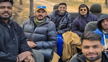 ಕಗ್ಗತ್ತಲ ರಾತ್ರಿ ಹುಲಿಗಳ ನಡುವೆ ಬೀಡುಬಿಟ್ಟಿದ್ದ ಟೀಮ್ ಇಂಡಿಯಾ ಪ್ಲೇಯರ್ಸ್..! ವಿಡಿಯೋ ವೈರಲ್..!