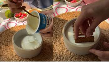 viral video : ಫುಲ್‌ ವೈರಲ್‌ ಆಗ್ತಿದೆ ಈ ಜಾಪನೀಸ್‌ ಇನ್ಸ್ಟಂಟ್‌ ಚೀಸ್‌ ಕೇಕ್‌ ಹ್ಯಾಕ್‌! ಕೇವಲ ಎರಡೇ ವಸ್ತುಗಳಿಂದ ಇದನ್ನು ಹೇಗೆ ತಯಾರಿಸುತ್ತಾರೆ ಗೊತ್ತಾ?