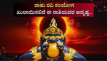 ರಾಹು ರವಿ ಸಂಯೋಗದಿಂದ ಖುಲಾಯಿಸಲಿದೆ ಈ ರಾಶಿಯವರ ಅದೃಷ್ಟ.. ಶತ್ರುಗಳ ವಿರುದ್ಧ ಜಯ.. ಬ್ಯಾಂಕ್‌ ಬ್ಯಾಲೆನ್ಸ್‌ ಹೆಚ್ಚಳ