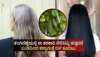 ತೆಂಗಿನೆಣ್ಣೆಯಲ್ಲಿ ಈ ತರಕಾರಿ ನೆನೆಸಿಟ್ಟು ಹಚ್ಚಿದರೆ ನೈಸರ್ಗಿಕವಾಗಿ ಬುಡದಿಂದ ಕಪ್ಪಾಗುತ್ತೆ ಬಿಳಿ ಕೂದಲು
