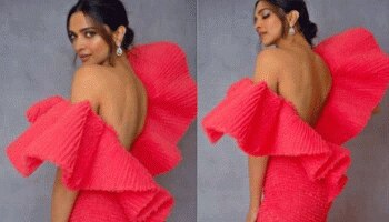 Deepika Padukone: ಬ್ಯಾಕ್‌ಲೆಸ್ ಫ್ರಿಲ್ ಗೌನ್‌ನಲ್ಲಿ ದೀಪಿಕಾ ಪಡುಕೋಣೆ ಮನಮೋಹಕ ಲುಕ್