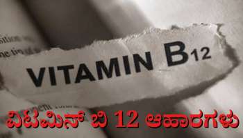 ವಿಟಮಿನ್ ಬಿ 12 ಕೊರತೆ ನೀಗಿಸಲು ನಿಮ್ಮ ಡಯಟ್ನಲ್ಲಿರಲಿ ಈ ಆಹಾರಗಳು 