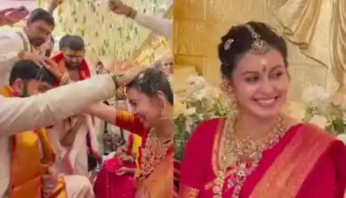 &#039;ಹುಡುಗರು&#039; ಸಿನಿಮಾ ನಟಿಯ ಅದ್ಧೂರಿ ಮದುವೆ... ಇಲ್ಲಿವೆ ನೋಡಿ ಫೋಟೋಸ್‌
