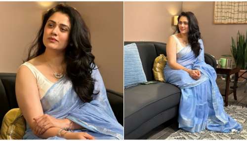 ನೀಲಿ ಸೀರೆ, ಅಪರೂಪದ ಸೌಂದರ್ಯ, ರಾತ್ರೋರಾತ್ರಿ ವೈರಲ್‌ ಆದ ಈ ಸುಂದರಿ ಯಾರ್‌ ಗೊತ್ತೆ? ಕನ್ನಡದ ಸಿನಿಮಾದಲ್ಲಿಯೂ ನಟಿಸಿದ್ದಾರೆ