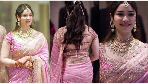 ತಮ್ಮನ ಮದುವೆಯಲ್ಲಿ ಮಿಂಚಿದ ಸಾರಾ..! ದಂತದ ಗೊಂಬೆಯ ಅದ್ಭುತ ಫೋಟೋಸ್‌ ಇಲ್ಲಿವೆ.. 