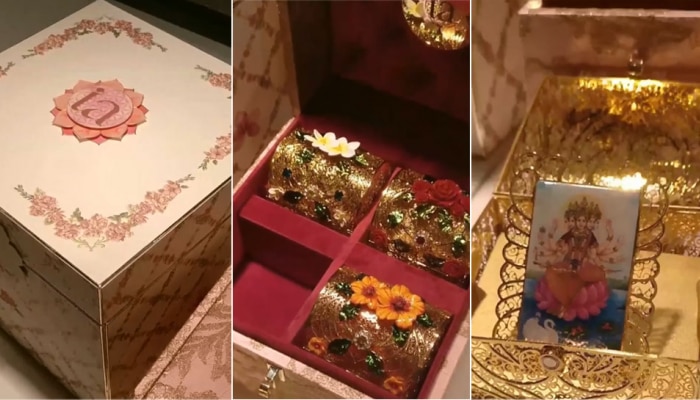Video: ಮುಕೇಶ್ ಅಂಬಾನಿ ಪುತ್ರಿ ಇಶಾ ಅಂಬಾನಿ ವೆಡ್ಡಿಂಗ್ ಕಾರ್ಡ್ ಹೇಗಿದೆ ಗೊತ್ತಾ? Video: ಮುಕೇಶ್ ಅಂಬಾನಿ ಪುತ್ರಿ ಇಶಾ ಅಂಬಾನಿ ವೆಡ್ಡಿಂಗ್ ಕಾರ್ಡ್ ಹೇಗಿದೆ ಗೊತ್ತಾ?
