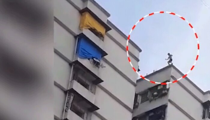 Shocking: 20 ಅಡಿ ಅಂತಸ್ತಿನ ಕಟ್ಟಡದ ಮೇಲೆ ಸ್ಟಂಟ್ ಮಾಡಿದ ಯುವಕ, ತನಿಖೆ ಆರಂಭ Shocking: 20 ಅಡಿ ಅಂತಸ್ತಿನ ಕಟ್ಟಡದ ಮೇಲೆ ಸ್ಟಂಟ್ ಮಾಡಿದ ಯುವಕ, ತನಿಖೆ ಆರಂಭ