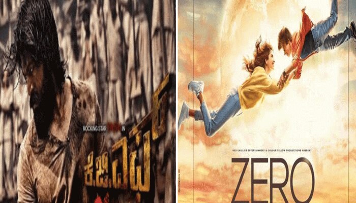 Box Office: ರಾಕಿಂಗ್ ಸ್ಟಾರ್ ಯಶ್ 'KGF' ಮುಂದೆ ಸಪ್ಪೆಯಾಯ್ತು ಶಾರುಖ್ 'Zero'  title=
