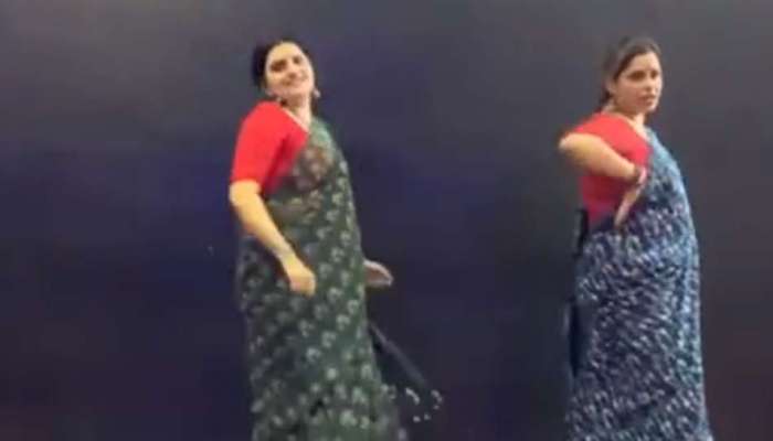 Video: ಸೀರೆಯುಟ್ಟು ಹಾಡಿಗೆ ಸ್ಟೆಪ್ಸ್ ಹಾಕಿದ ಲೇಡೀಸ್! ವೈರಲ್ ಆಯ್ತು ಡ್ಯಾನ್ಸ್! Video: ಸೀರೆಯುಟ್ಟು ಹಾಡಿಗೆ ಸ್ಟೆಪ್ಸ್ ಹಾಕಿದ ಲೇಡೀಸ್! ವೈರಲ್ ಆಯ್ತು ಡ್ಯಾನ್ಸ್!