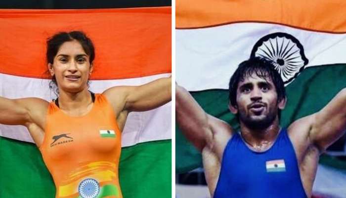 ರಾಜೀವ್ ಗಾಂಧಿ ಖೇಲ್ ರತ್ನಕ್ಕೆ ವಿನೇಶ್ ಫೋಗತ್, ಬಜರಂಗ್ ಪುನಿಯಾ ಹೆಸರು ಶಿಫಾರಸ್ಸು ರಾಜೀವ್ ಗಾಂಧಿ ಖೇಲ್ ರತ್ನಕ್ಕೆ ವಿನೇಶ್ ಫೋಗತ್, ಬಜರಂಗ್ ಪುನಿಯಾ ಹೆಸರು ಶಿಫಾರಸ್ಸು