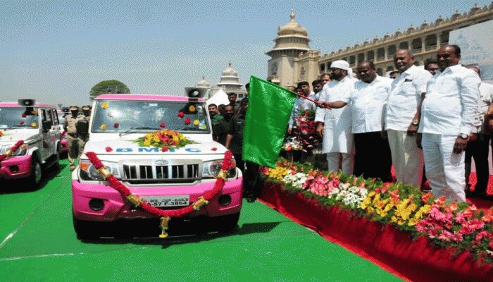 ಮಹಿಳಾ ಸುರಕ್ಷತೆಗಾಗಿ 'ನಿರ್ಭಯಾ ಯೋಜನೆ'ಯಡಿ 'ಪಿಂಕ್ ಸಾರಥಿ' ಲೋಕಾರ್ಪಣೆ ಮಹಿಳಾ ಸುರಕ್ಷತೆಗಾಗಿ 'ನಿರ್ಭಯಾ ಯೋಜನೆ'ಯಡಿ 'ಪಿಂಕ್ ಸಾರಥಿ' ಲೋಕಾರ್ಪಣೆ