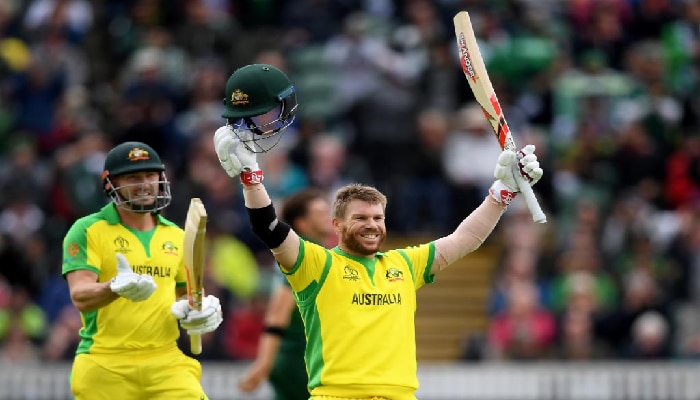ICC Cricket World Cup 2019: ಡೇವಿಡ್ ವಾರ್ನರ್ ಶತಕ ; ಆಸ್ಟ್ರೇಲಿಯಾ 307ಕ್ಕೆ ಆಲೌಟ್  title=