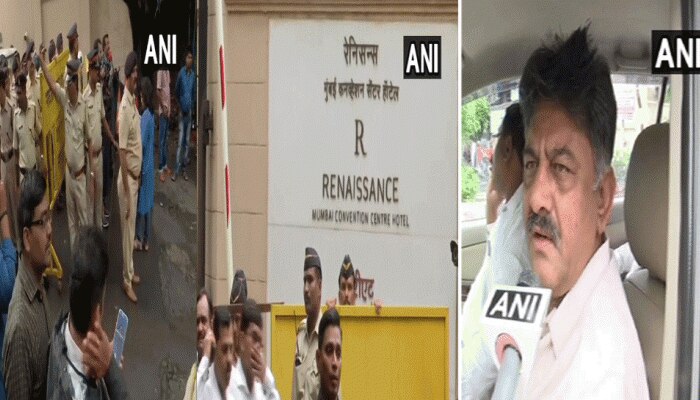 ಡಿ.ಕೆ.ಶಿವಕುಮಾರ್ ಅವರಿಗೆ ಭಿನ್ನಮತೀಯ ಶಾಸಕರನ್ನು ಭೇಟಿ ಮಾಡಲು ಬಿಡುವುದಿಲ್ಲ: ಮುಂಬೈ ಪೊಲೀಸ್ ಡಿ.ಕೆ.ಶಿವಕುಮಾರ್ ಅವರಿಗೆ ಭಿನ್ನಮತೀಯ ಶಾಸಕರನ್ನು ಭೇಟಿ ಮಾಡಲು ಬಿಡುವುದಿಲ್ಲ: ಮುಂಬೈ ಪೊಲೀಸ್