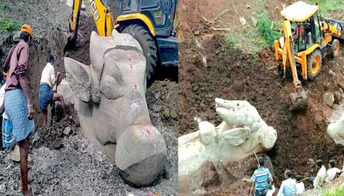 ಮೈಸೂರಿನಲ್ಲಿ ಪೌರಾಣಿಕ ಹಿನ್ನೆಲೆಯುಳ್ಳ ನಂದಿ ವಿಗ್ರಹ ಪತ್ತೆ! ಮೈಸೂರಿನಲ್ಲಿ ಪೌರಾಣಿಕ ಹಿನ್ನೆಲೆಯುಳ್ಳ ನಂದಿ ವಿಗ್ರಹ ಪತ್ತೆ!
