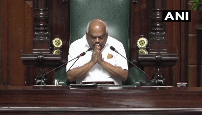 ಸ್ಪೀಕರ್ ಸ್ಥಾನಕ್ಕೆ ರಾಜೀನಾಮೆ ಘೋಷಿಸಿದ ಕೆ.ಆರ್. ರಮೇಶ್ ಕುಮಾರ್ ಸ್ಪೀಕರ್ ಸ್ಥಾನಕ್ಕೆ ರಾಜೀನಾಮೆ ಘೋಷಿಸಿದ ಕೆ.ಆರ್. ರಮೇಶ್ ಕುಮಾರ್