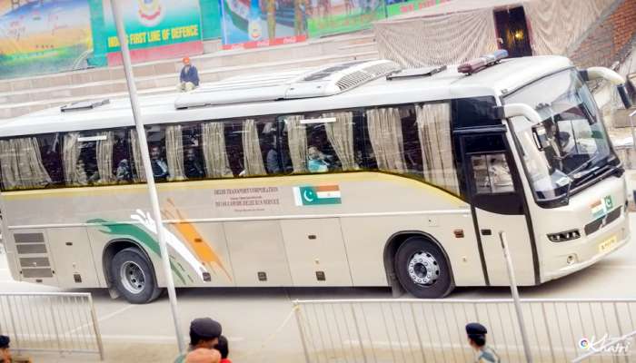 ದೆಹಲಿ-ಲಾಹೋರ್ ನಡುವಿನ ಬಸ್ ಸಂಚಾರ ರದ್ದು ದೆಹಲಿ-ಲಾಹೋರ್ ನಡುವಿನ ಬಸ್ ಸಂಚಾರ ರದ್ದು