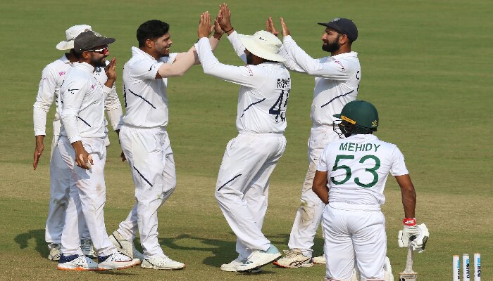 India vs Bangladesh: ಭಾರತಕ್ಕೆ ಇನಿಂಗ್ಸ್ ಸಹಿತ 130 ರನ್ಗಳ ಗೆಲುವು India vs Bangladesh: ಭಾರತಕ್ಕೆ ಇನಿಂಗ್ಸ್ ಸಹಿತ 130 ರನ್ಗಳ ಗೆಲುವು
