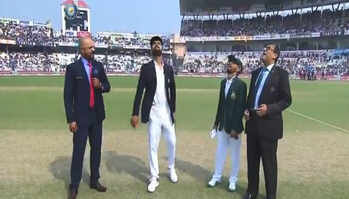 IND vs BAN D/N Test : ಟಾಸ್ ಗೆದ್ದು ಬ್ಯಾಟಿಂಗ್ ಆಯ್ದುಕೊಂಡ ಬಾಂಗ್ಲಾದೇಶ ತಂಡ IND vs BAN D/N Test : ಟಾಸ್ ಗೆದ್ದು ಬ್ಯಾಟಿಂಗ್ ಆಯ್ದುಕೊಂಡ ಬಾಂಗ್ಲಾದೇಶ ತಂಡ