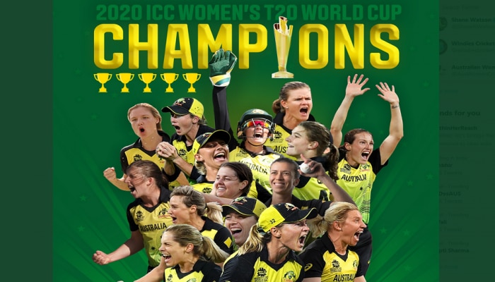 ICC Women's T20 World Cup : ದಾಖಲೆಯ 5 ನೇ ವಿಶ್ವಕಪ್ ಗೆದ್ದ ಆಸೀಸ್ ಮಹಿಳಾ ತಂಡ ICC Women's T20 World Cup : ದಾಖಲೆಯ 5 ನೇ ವಿಶ್ವಕಪ್ ಗೆದ್ದ ಆಸೀಸ್ ಮಹಿಳಾ ತಂಡ