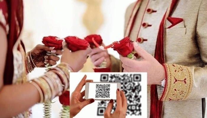 QR Code On Wedding Card: ಮದುವೆ ಕರೆಯೋಲೆ ಮೇಲೆ QR Code,ವಧು-ವರರ ಖಾತೆಗೆ DBT,ಅತಿಥಿಗಳಿಗೆ ಮನೆಯಲ್ಲೇ ಊಟ
