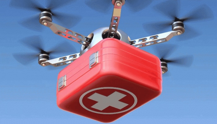 Drone Medicine Delivery: ನಿಮ್ಮ ಮನೆ ಬಾಗಿಲಿದೆ ಔಷಧಿ ತಲುಪಿಸಲಿದೆ ಡ್ರೋಣ್! title=