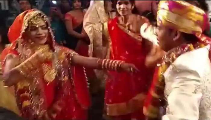 Viral Videos: ಸಪ್ನಾ ಚೌಧರಿ ಹಾಡಿಗೆ ಮದುವೆಯಲ್ಲಿ ಸಖತ್ ಡಾನ್ಸ್ ಮಾಡಿದ ವಧು-ವರ!