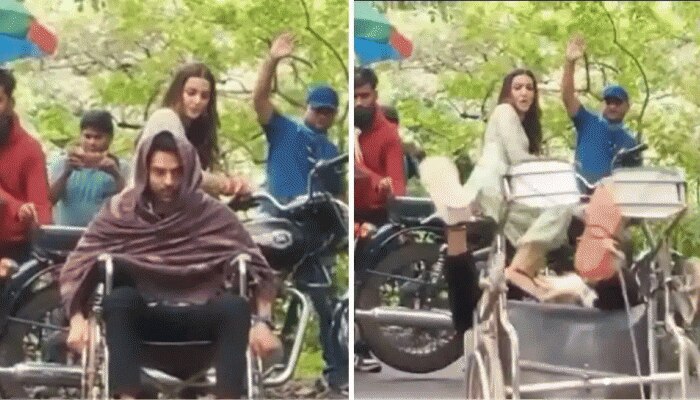 Wheelchair stunt: ವ್ಹೀಲ್ ಚೇರ್ ಸ್ಟಂಟ್ ಮಾಡಲು ಹೋಗಿ ನಟನ ಯಡವಟ್ಟು!   title=