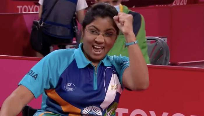 Tokyo Paralympics : ಪ್ಯಾರಾಲಿಂಪಿಕ್ ನಲ್ಲಿ ಭಾರತಕ್ಕೆ ಪದಕ ಖಚಿತ, ಟೇಬಲ್ ಟೆನಿಸ್ ನಲ್ಲಿ ಸೆಮಿಫೈನಲ್ ಪ್ರವೇಶಿಸಿದ Bhavina Patel title=