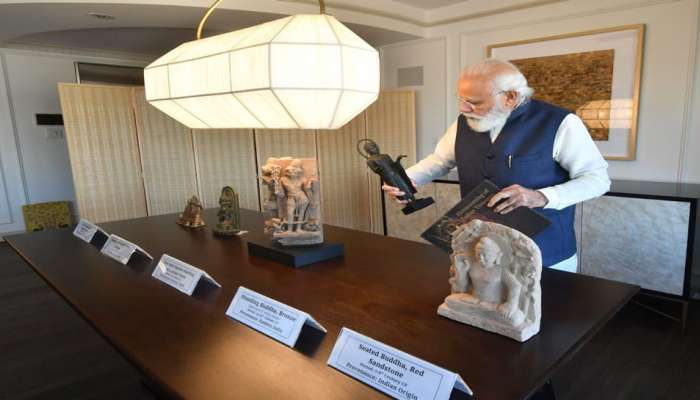PM Modi US Tour: ನಟರಾಜ ವಿಗ್ರಹ ಸೇರಿ157 ಪುರಾತನ ಕಲಾಕೃತಿಗಳು ಭಾರತಕ್ಕೆ ಹಸ್ತಾಂತರ 