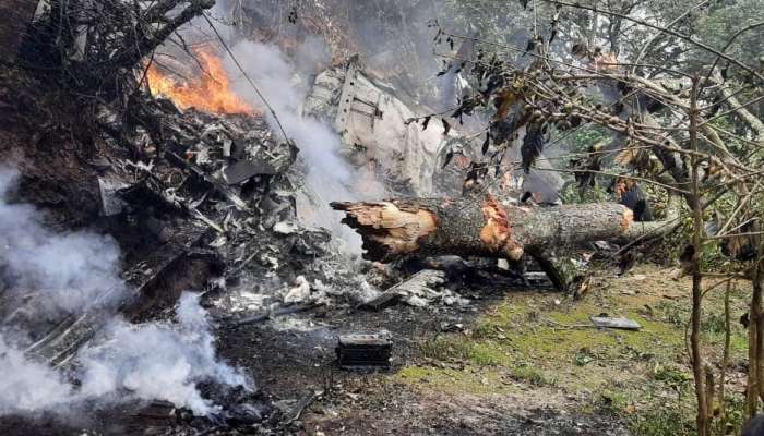 Military chopper crashes : &#039;ಸೇನಾ ಮುಖ್ಯಸ್ಥರಿದ್ದ ಹೆಲಿಕಾಪ್ಟರ್ ಪತನ&#039;