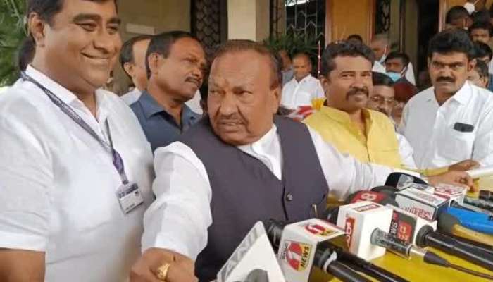 Minister KS Eshwarappa statement on congress leaders