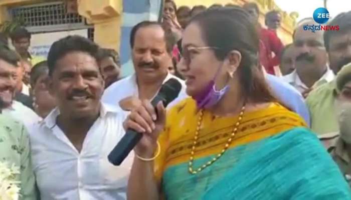 MP Sumalatha ambarish visits Mattigere Mayamma Temple 