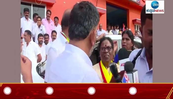 DK Shivakumar Insults Senior Leader Motamma