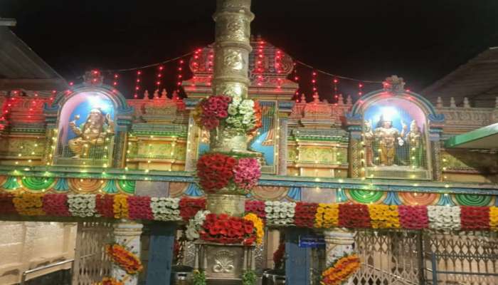 Ugadi: ಯುಗಾದಿ ಹಬ್ಬದ ಪ್ರಯುಕ್ತ ಪ್ರಸಿದ್ಧ ಘಾಟಿ ದೇವಾಲಯಲಕ್ಕೆ ಹೂವಿನ ಅಲಂಕಾರ