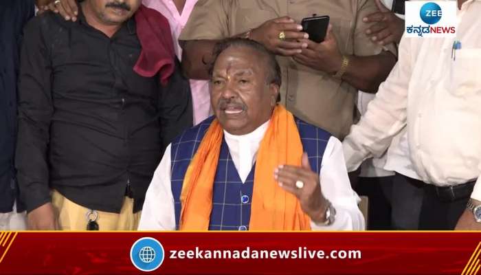 KS Eshwarappa Arrest Congress protest