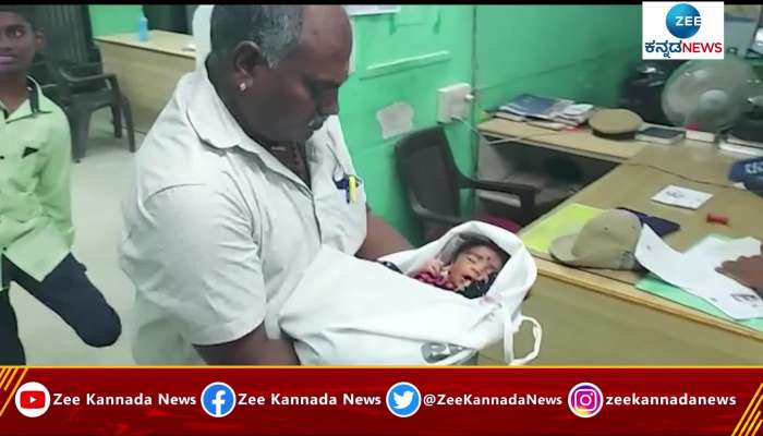 Newborn boy baby found in Chamaraja nagar s Hanur