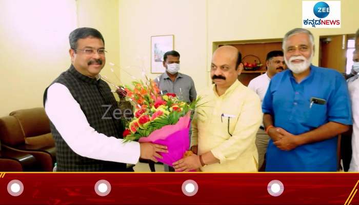 CM Basavaraj Bommai met Central Education minister Dharmendra Pradhan