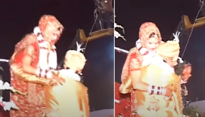 Viral Video: ವರಮಾಲಾ ಕಾರ್ಯಕ್ರಮದಲ್ಲಿ ಆಯತಪ್ಪಿದ ವಧು, ವರ ಮಾಡಿದ್ದೇನು ನೋಡಿ