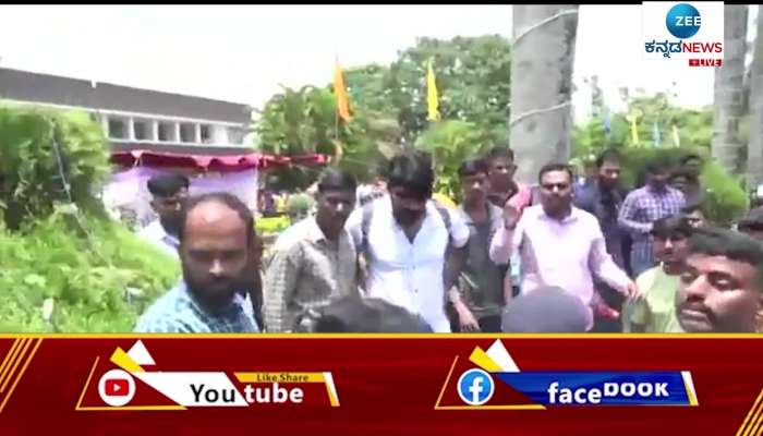 Guest Lecturer Protest in Dharwad 